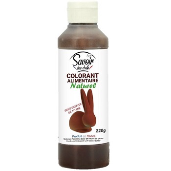 Deco-Relief Natural Velvet Coloured Cocoa Butter- Brown  220g